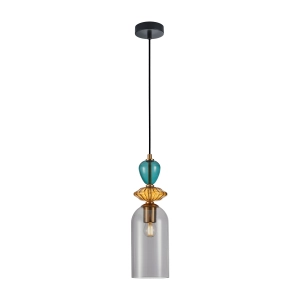 Lampa wisząca BUSCO 1xE27 PND-30263-1C-BRO-SG Italux