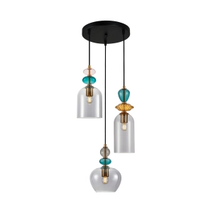 Lampa wisząca BUSCO 3xE27 PND-30263-3A-BRO-SG Italux