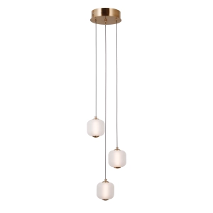Lampa wisząca GANTI 3xLED PND-34362-3-HBR-OPAL Italux