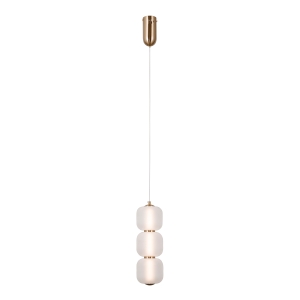 Lampa wisząca GANTI 1xLED PND-34362-3V-HBR-OPAL Italux