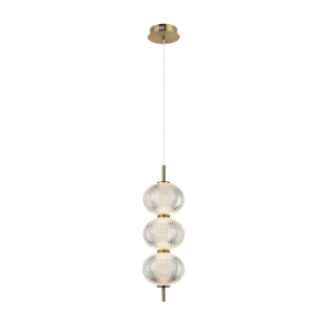 Lampa wisząca LAZIE 3xLED PND-29038-3-GD Italux