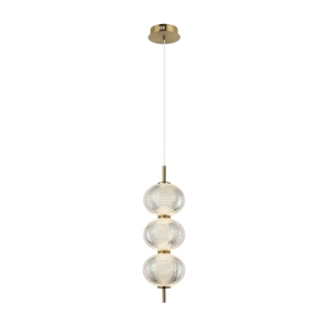 Lampa wisząca LAZIE 3xLED PND-29038-3-GD Italux