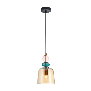 Lampa wisząca NAMOS 1xE27 PND-27092A-MC-BRO Italux