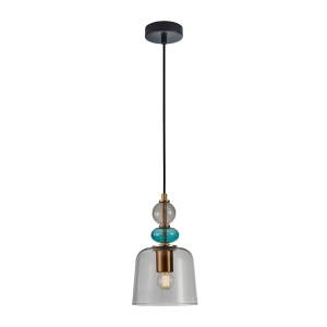 Lampa wisząca NAMOS 1xE27 PND-27092B-MC-BRO Italux