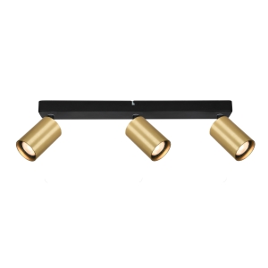 Reflektorek sufitowy NESTO 3xGU10 SPL-23436-3-BK-GD Italux