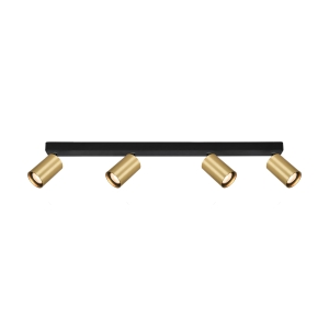 Reflektorek sufitowy NESTO 4xGU10 SPL-23436-4-BK-GD Italux