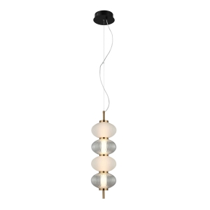 Lampa wisząca TESTA 4xLED PND-84938-4V-BK Italux