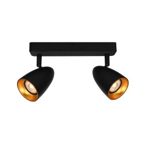 Reflektorek sufitowy TINO 2xGU10 SPL-36748-2-BK-GD Italux