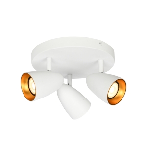 Reflektorek sufitowy TINO 3xGU10 SPL-36748-3R-WH-GD Italux