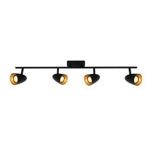 Reflektorek sufitowy TINO 4xGU10 SPL-36748-4-BK-GD Italux