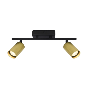 Reflektorek sufitowy TRIS 2xGU10 SPL-46829-2-BK-GD Italux