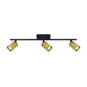 Reflektorek sufitowy TRIS 3xGU10 SPL-46829-3-BK-GD Italux