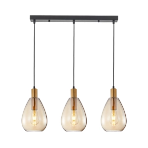 Lampa wisząca ZULO 3xE27 PND-27812-3-BRO-AMB Italux
