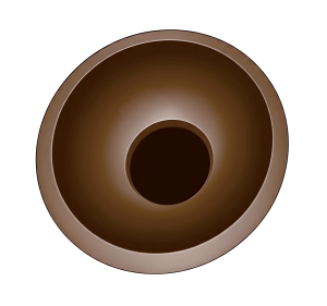 Plafon COCO 60 cm coffee LED LP-0508/1C-60 CF Light Prestige