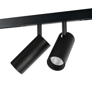 ALFA NIKO 2 TRACK MAGNETIC 2LINE 2X12W CCT SWITCH DIM BK AZ6253 AZzardo