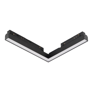 ALFA SAGA TRACK MAGNETIC 2LINE CORNER A 24W CCT SWITCH DIM BK AZ6244 AZzardo