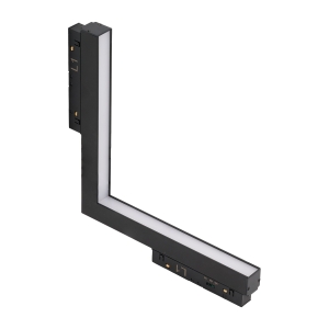 ALFA SAGA TRACK MAGNETIC 2LINE CORNER B 24W CCT SWITCH DIM BK AZ6245 AZzardo