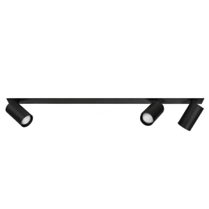 Lampa sufitowa wpuszczana BORA KJ2106 3xGU10 czarny - 1618 DomenoLED