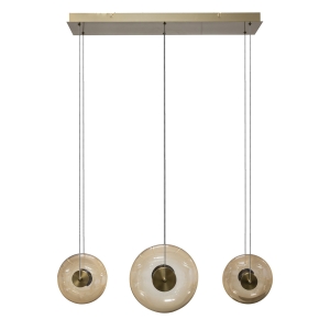 Lampa wisząca ANDORA PENDANT 3 LINE 3-STEP DIMM AMBER AZ6884 AZzardo