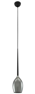 Lampa wisząca IZZA 1 dymione szkło AZ2936 Azzardo