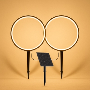 Lampa Solarna Rings 2x1,5W 2x25lm 3000K EKO2360 Eko-Light