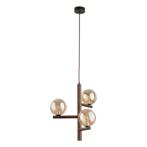 ESTERA WOOD ORZECH BURSZTYN LAMPA WISZACA 3XG9 11095 TK Lighting