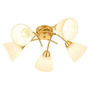 Lampa sufitowa CLARA GOLD 5xE27 ML2761 Milagro