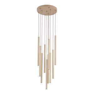 FERRO SABIA CHAMPAGNE LAMPA WISZĄCA 10XG9 KOŁO 11494 TK Lighting
