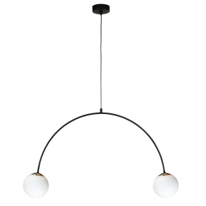 1222 BOW LAMPA WISZĄCA CZARNY Zuma Line