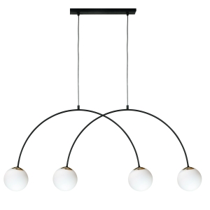 1220 BOW LAMPA WISZĄCA CZARNY Zuma Line