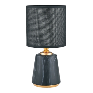 HS8605-BL LAMPA STOŁOWA CZARNY/ZŁOTY Zuma Line