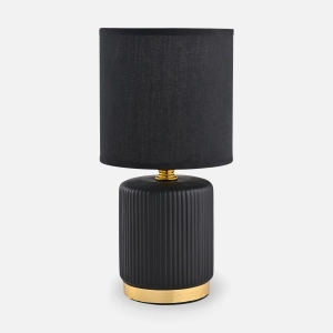 HS8720-BL LAMPA STOŁOWA CZARNY/ZŁOTY Zuma Line