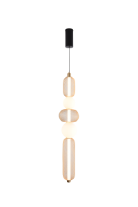 MD2596-5A-3BGT SARR LAMPA WISZĄCA CZARNY MAT+ZŁOTA/MATT BLACK+GOLD Zuma Line