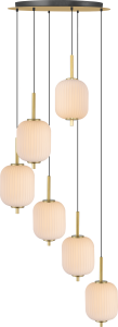 DU31288A/34W AKARI LAMPA WISZĄCA ZŁOTA/GOLD Zuma Line