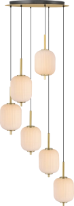 DU31288A/34W AKARI LAMPA WISZĄCA ZŁOTA/GOLD Zuma Line