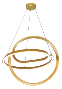 P241249401E VELENNE LAMPA WISZĄCA ZŁOTA/GOLD Zuma Line