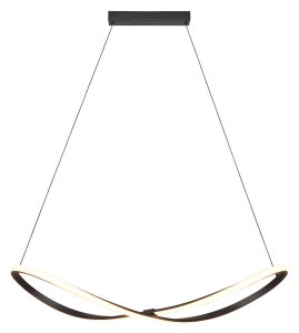 P241060001 ROSENTRA LAMPA WISZĄCA CZARNA/BLACK Zuma Line