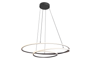 P240842601 ZEPHYRA LAMPA WISZĄCA CZARNA/BLACK Zuma Line