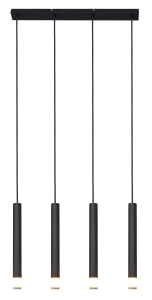P241125804BL VELIC LAMPA WISZĄCA CZARNA/BLACK Zuma Line