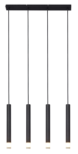 P241125804BL VELIC LAMPA WISZĄCA CZARNA/BLACK Zuma Line