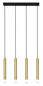 P241125804GD VELIC LAMPA WISZĄCA ZŁOTA+CZARNA/GOLD+BLACK Zuma Line