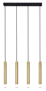 P241125804GD VELIC LAMPA WISZĄCA ZŁOTA+CZARNA/GOLD+BLACK Zuma Line