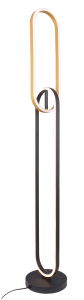 F241145502 RAVON LAMPA PODŁOGOWA ZŁOTA+CZARNA/GOLD+BLACK Zuma Line