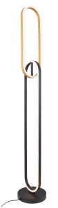 F241145502 RAVON LAMPA PODŁOGOWA ZŁOTA+CZARNA/GOLD+BLACK Zuma Line