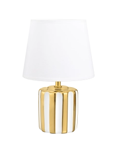 HS9143-GD LAMPA STOŁOWA BIAŁO-ZŁOTA/WHITE-GOLD Zuma Line