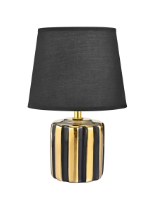 HS9143-BL LAMPA STOŁOWA CZARNO-ZŁOTA/BLACK-GOLD Zuma Line