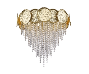 C0619-09A-B5K4 ASTRA LAMPA SUFITOWA ZŁOTA/GOLD Zuma Line