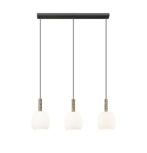 P0076-03Q-P7AA CALVO LAMPA WISZĄCA CZARNY MAT+ZŁOTA/MATT BLACK+GOLD Zuma Line