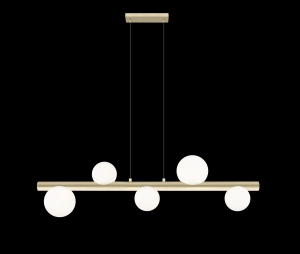P0574-05N-V6AA FORES LAMPA WISZĄCA ZŁOTY MAT/MATT GOLD Zuma Line