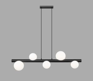 P0574-05N-P7AA FORES LAMPA WISZĄCA CZARNY MAT/MATT BLACK Zuma Line